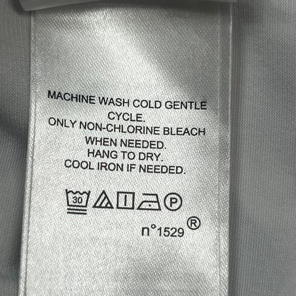 Lauren Ralph Lauren Blue White Abstract Cap Sleeve Sheath Dress Size 16 - Picture 8 of 8